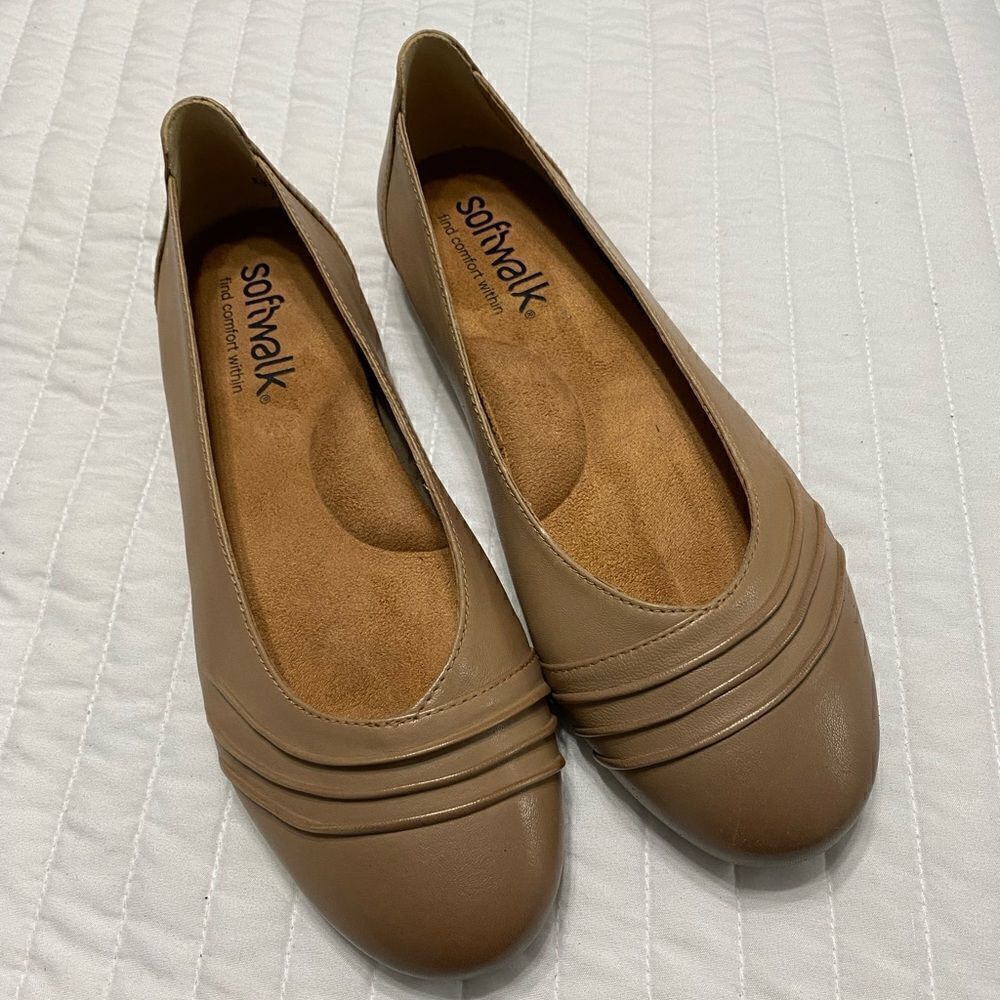 SoftWalk Ballet Flats Women Size 9.5 W